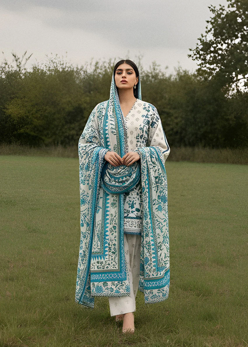 Mughal Bloom - 3 Pc (WU3PPBS25LI8S5) - Image 4