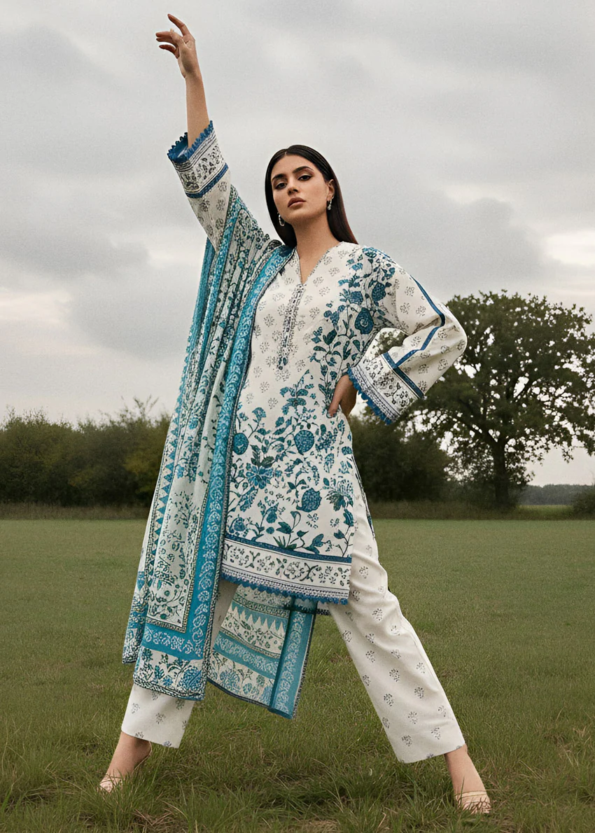 Mughal Bloom - 3 Pc (WU3PPBS25LI8S5) - Image 6