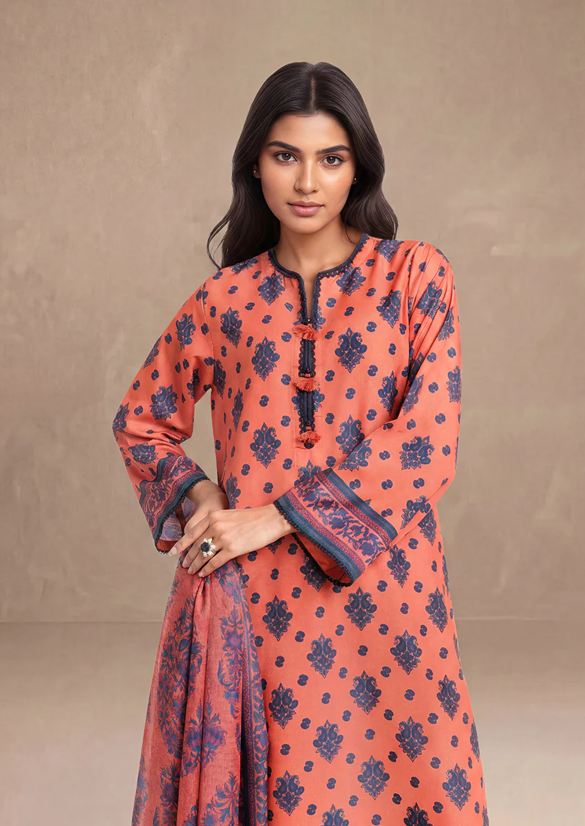 Rust- Cotton-3 Piece (WU3PPBS25SO6J25P) - Image 2