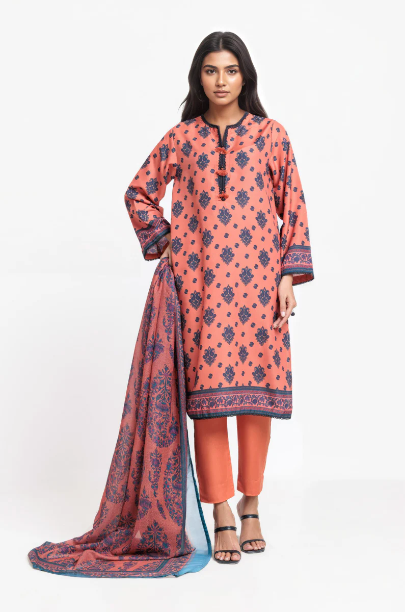 Rust- Cotton-3 Piece (WU3PPBS25SO6J25P) - Image 3