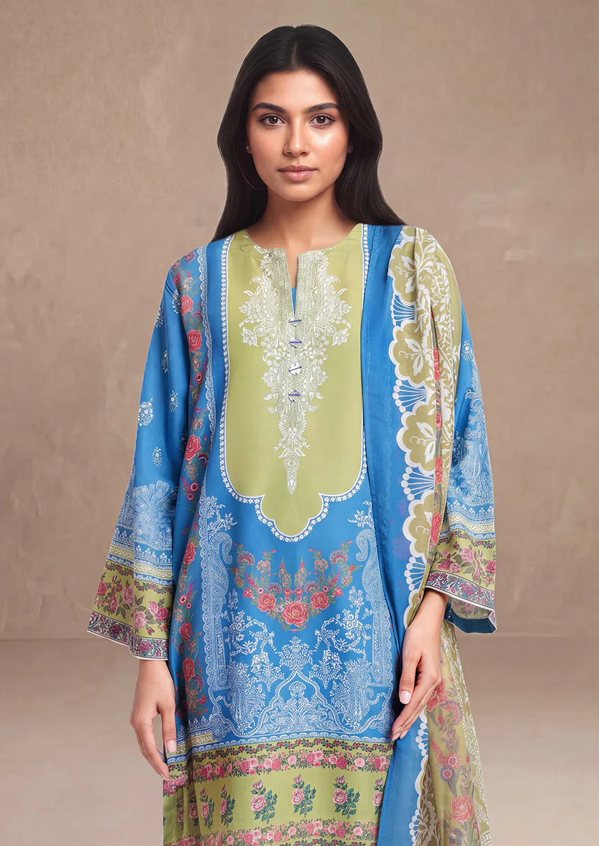 Blue- Cotton-3 Piece (WU3PPBS25SO6J28P) - Image 2