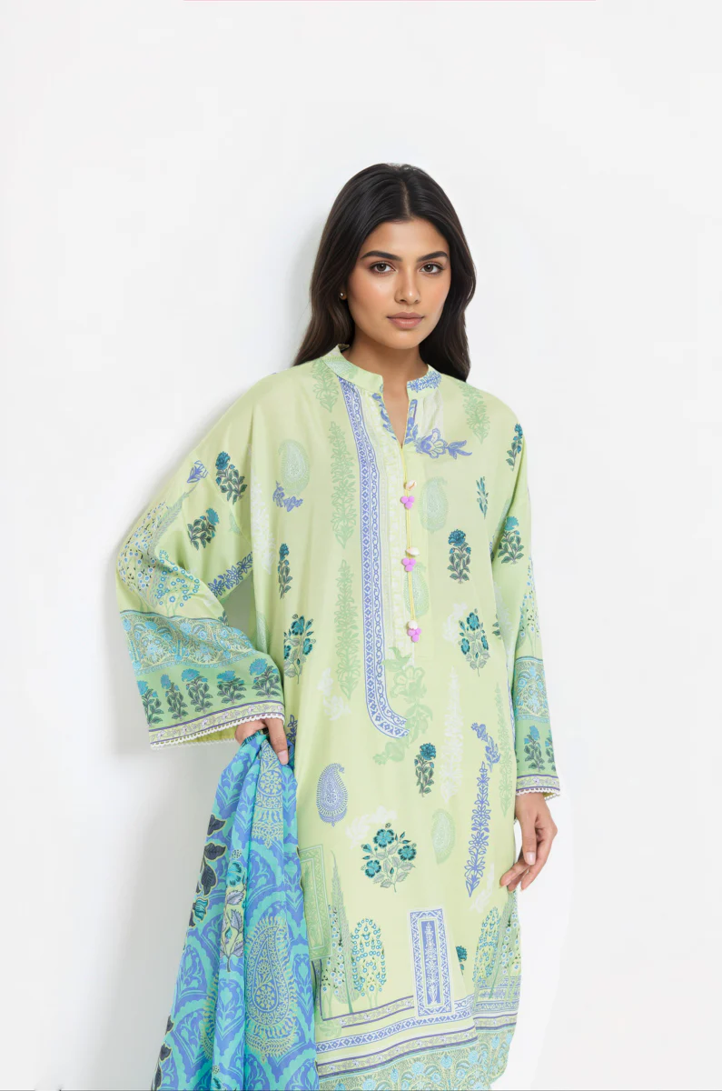 L-Green- Cotton-3 Piece (WU3PPBS25SO6J32P) - Image 5
