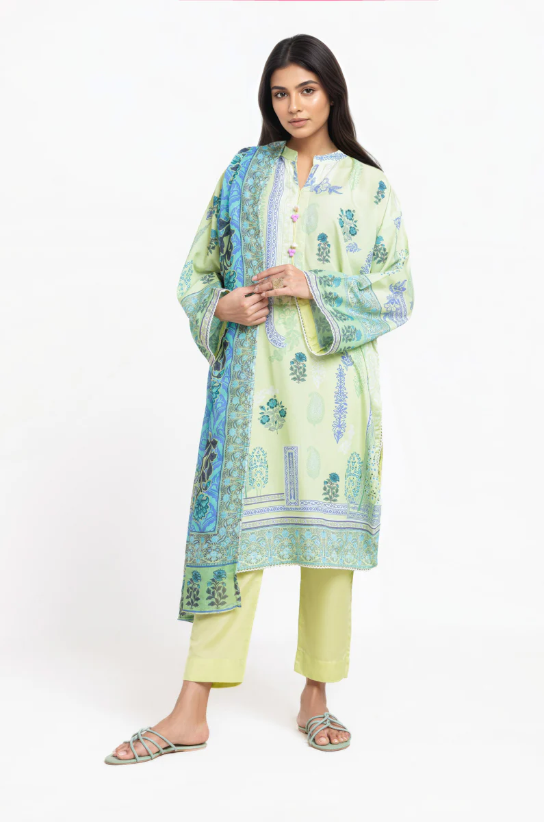 L-Green- Cotton-3 Piece (WU3PPBS25SO6J32P) - Image 7