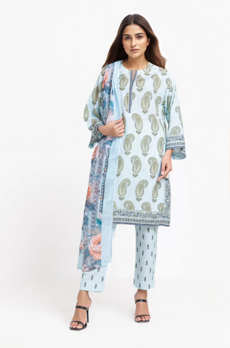 L-Blue- Cotton-3 Piece (WU3PPBS25SO6J36P) - Image 7