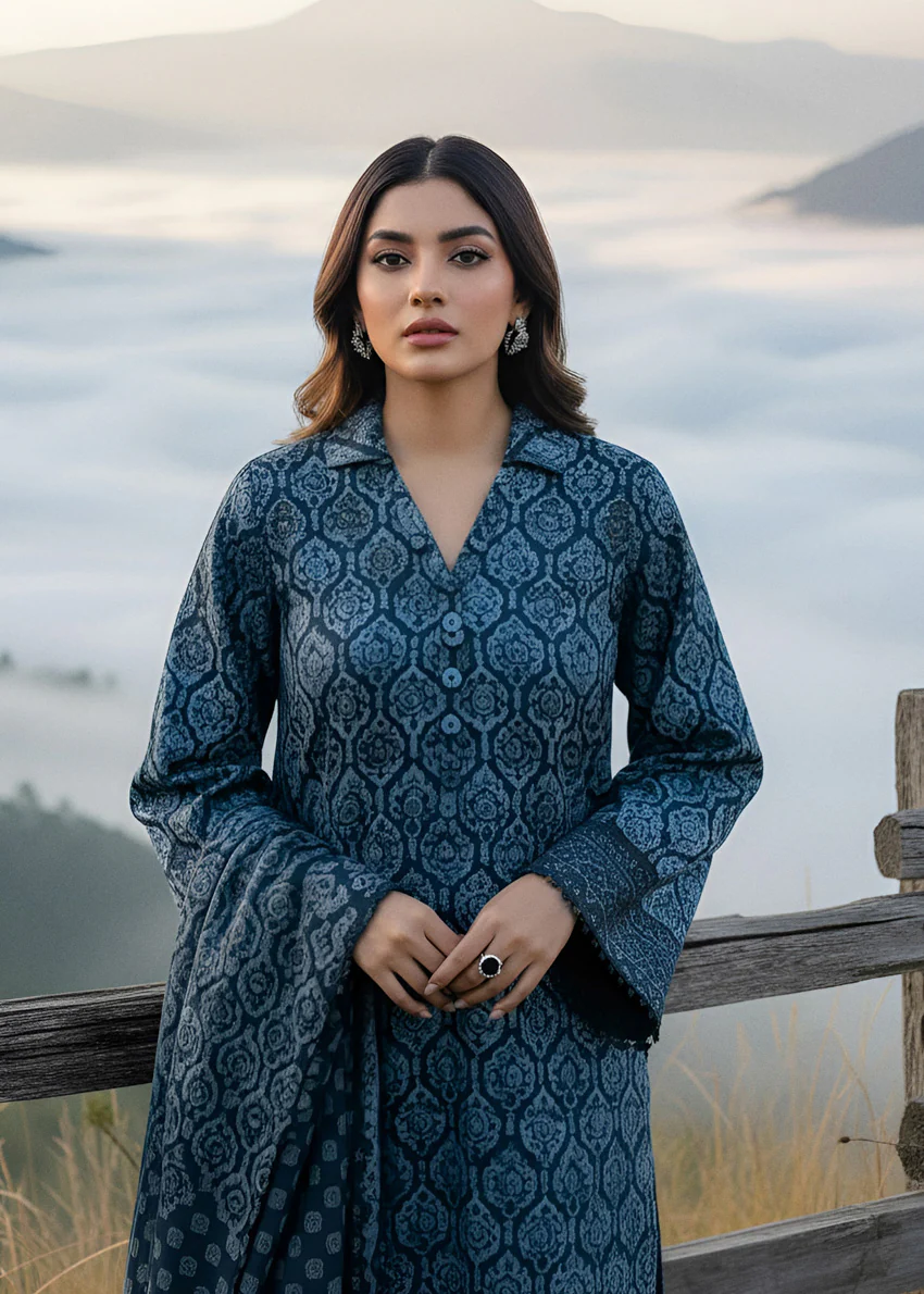 Chandni Bagh - 3 Pc (WU3PPBS25SO8S1) - Image 3