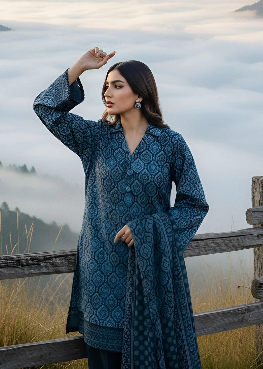 Chandni Bagh - 3 Pc (WU3PPBS25SO8S1) - Image 6