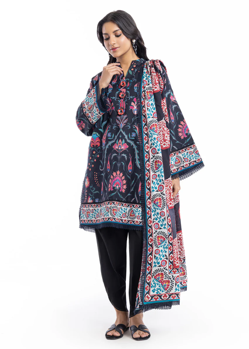 Kantha - 3 Pc (WU3PPBS26LI1F75) - Image 4