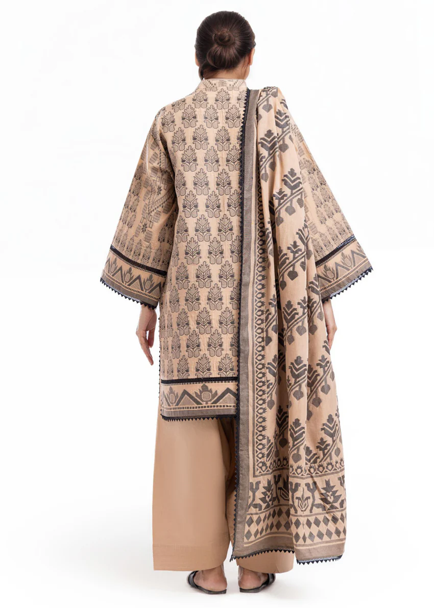 L-Brown-Jacquard-3 Piece (WU3PSBS26K2M1) - Image 2