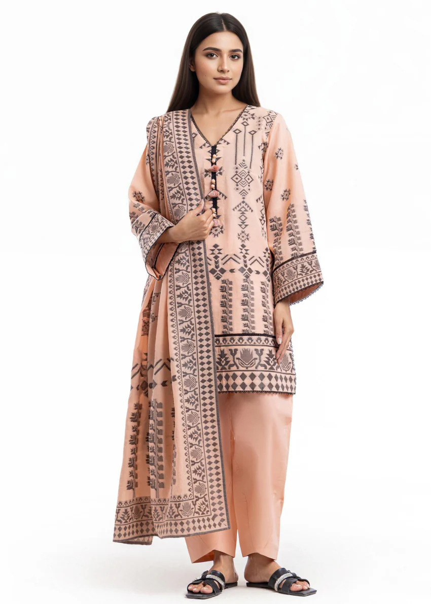 Peach-Jacquard-3 Piece (WU3PSBS26K2M16) - Image 3