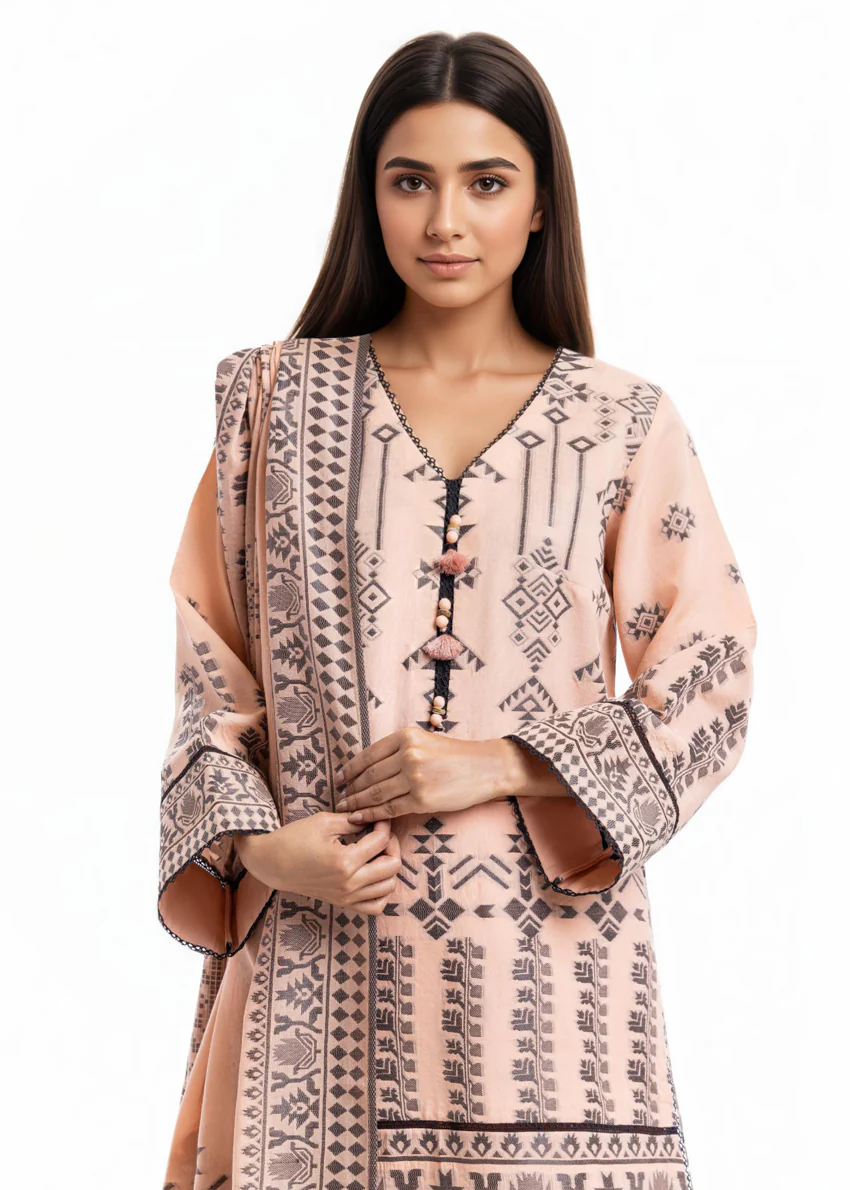 Peach-Jacquard-3 Piece (WU3PSBS26K2M16) - Image 7