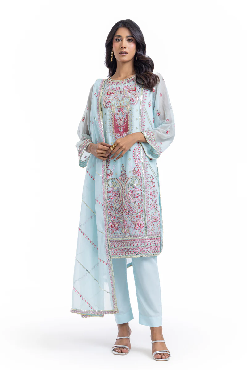 L-Blue-Chiffon-3 Piece (WU3PSLS25AF6P) - Image 4