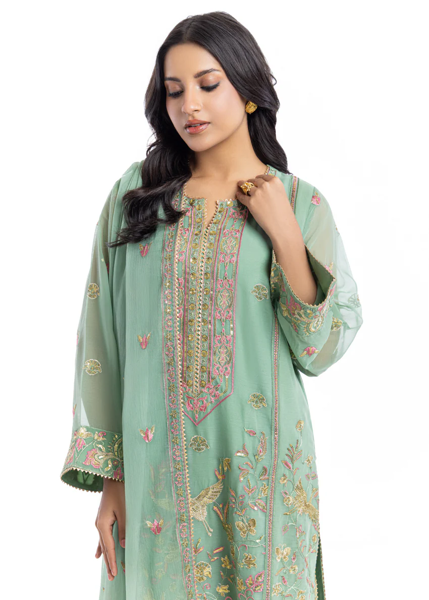 Sage-Chiffon-3 Piece (WU3PSLS25AF9P) - Image 6