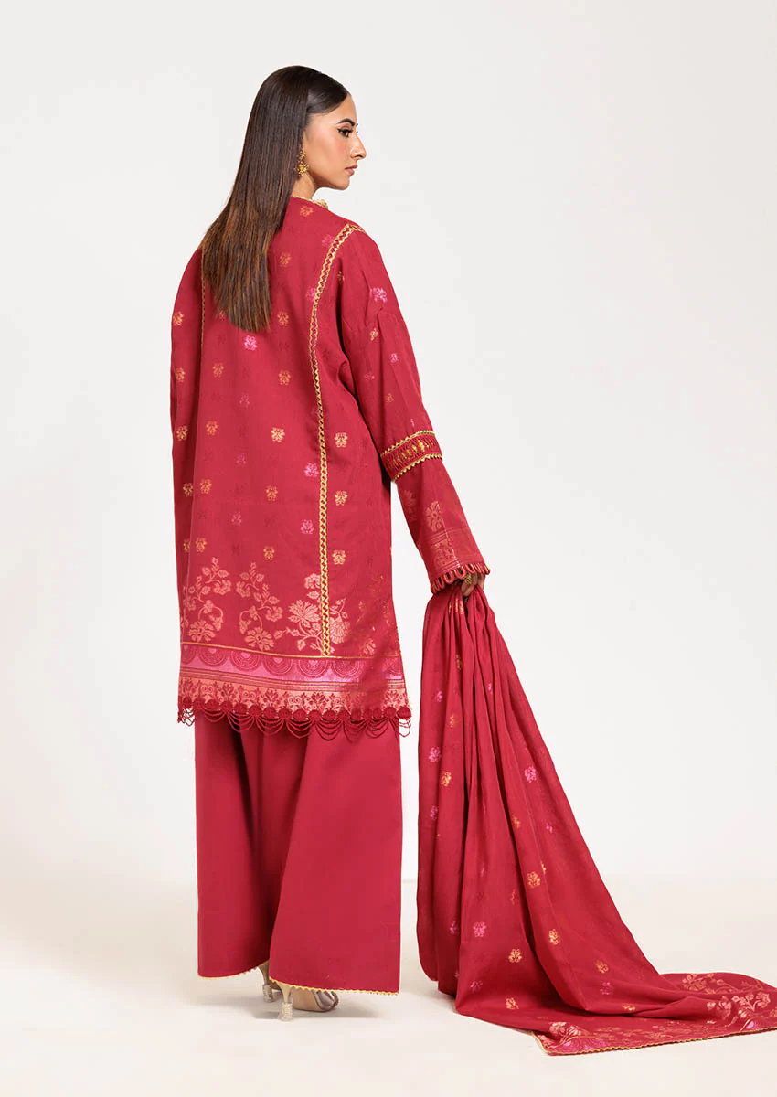 Red-Jacquard-3 Pc (WUS25J3007) - Image 2