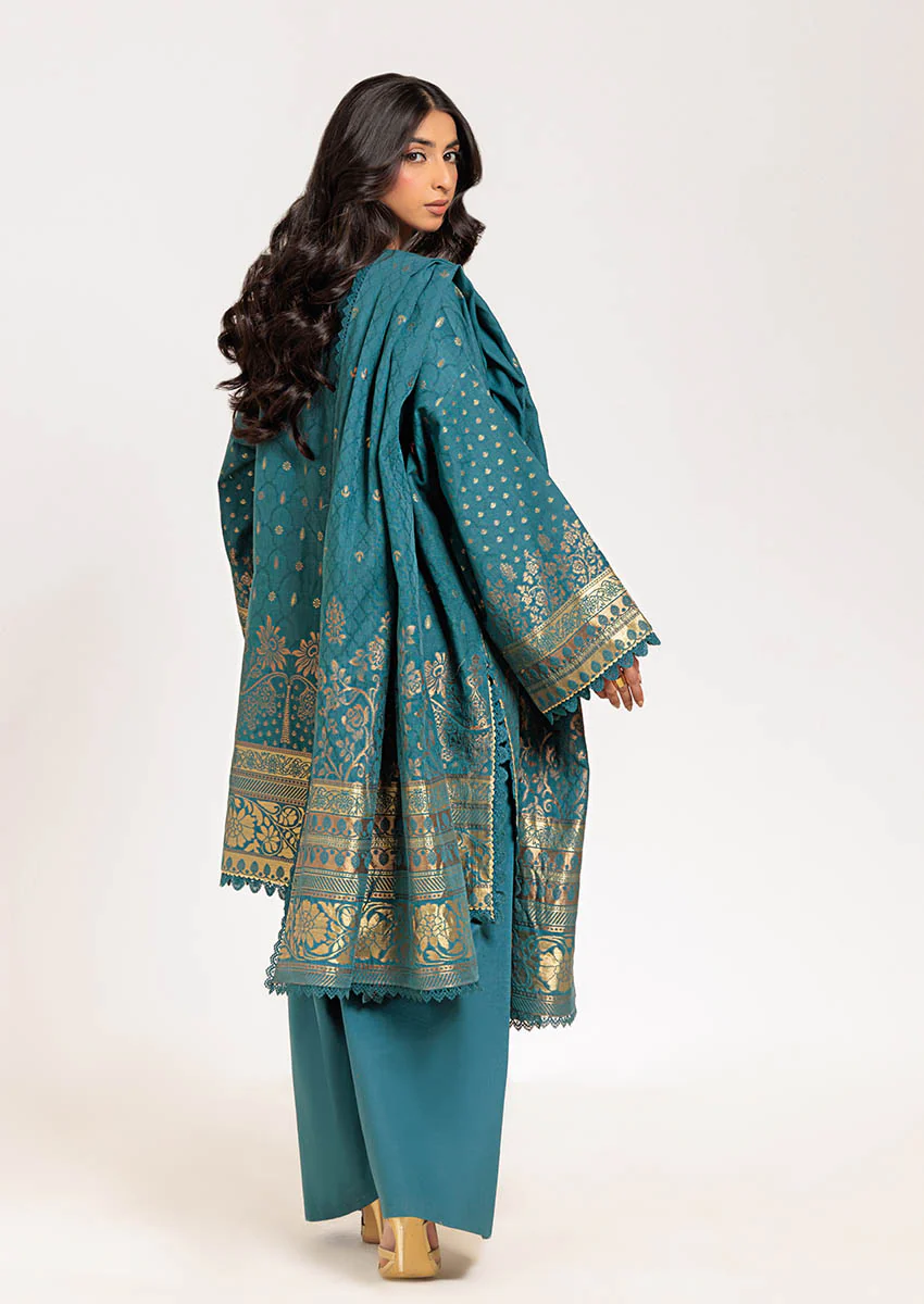 Teal-Jacquard-3 Pc (WUS25J3011) - Image 2