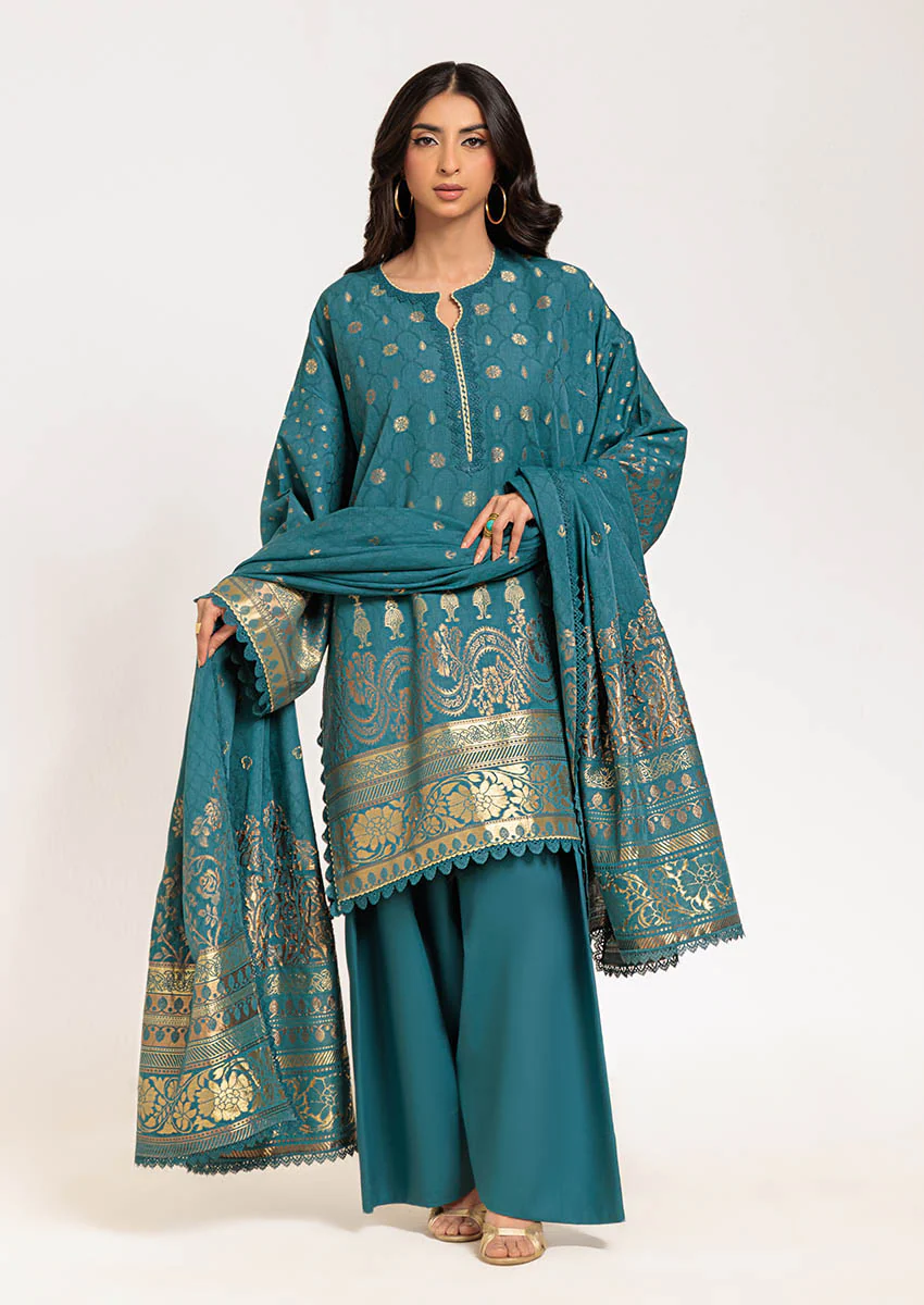 Teal-Jacquard-3 Pc (WUS25J3011) - Image 3