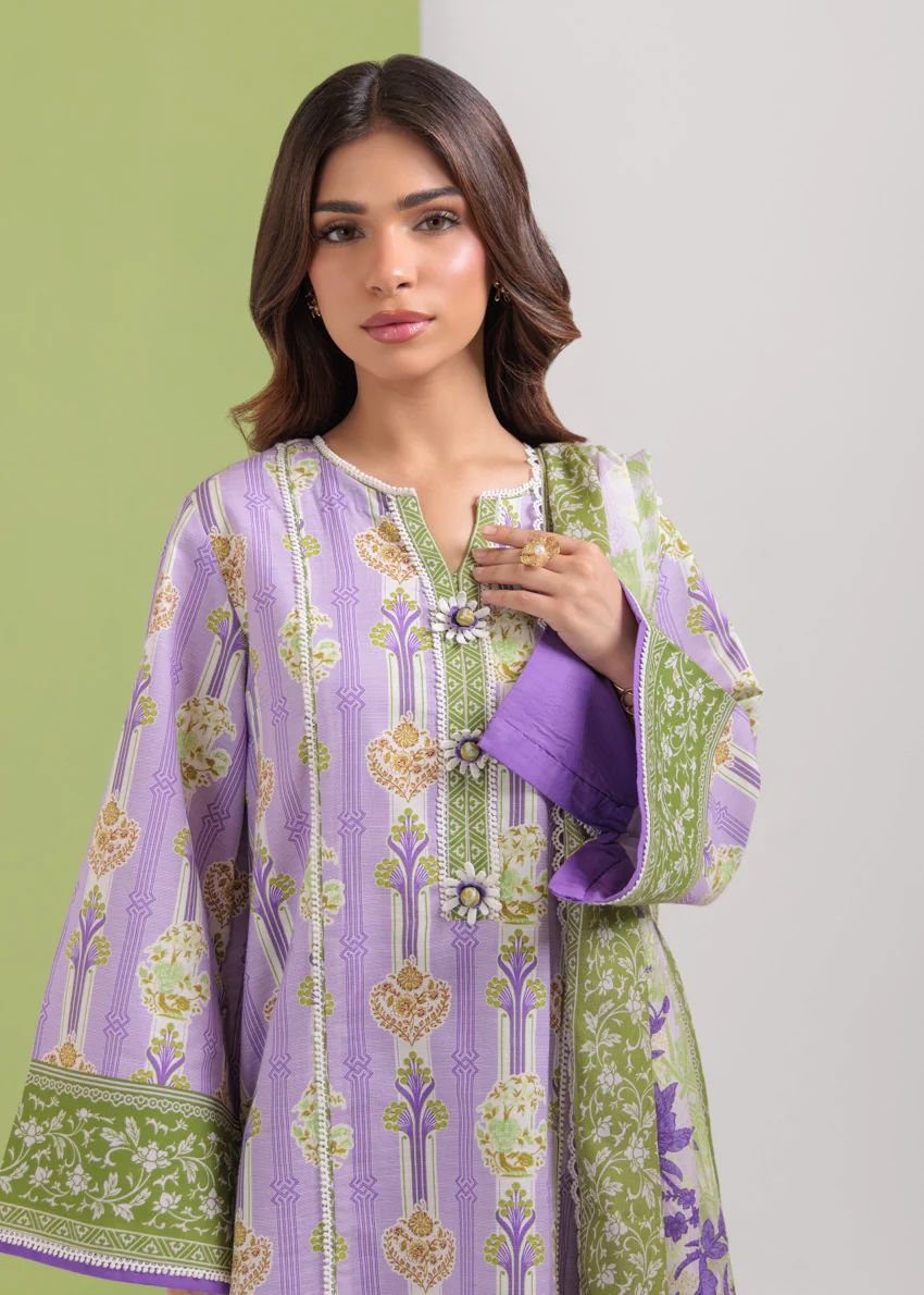 Mughal Artistry - 3 Pc (WUS25P3041) - Image 4