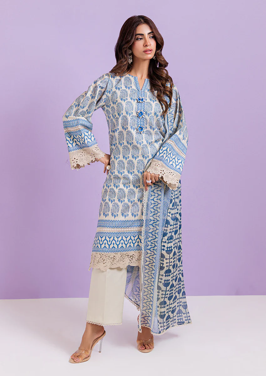 Indira Print - 3 Pc (WUS25P3200) - Image 4