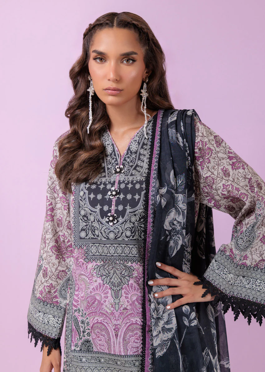 Jaipuri Floral - 3 Pc (WUS25P3236) - Image 3