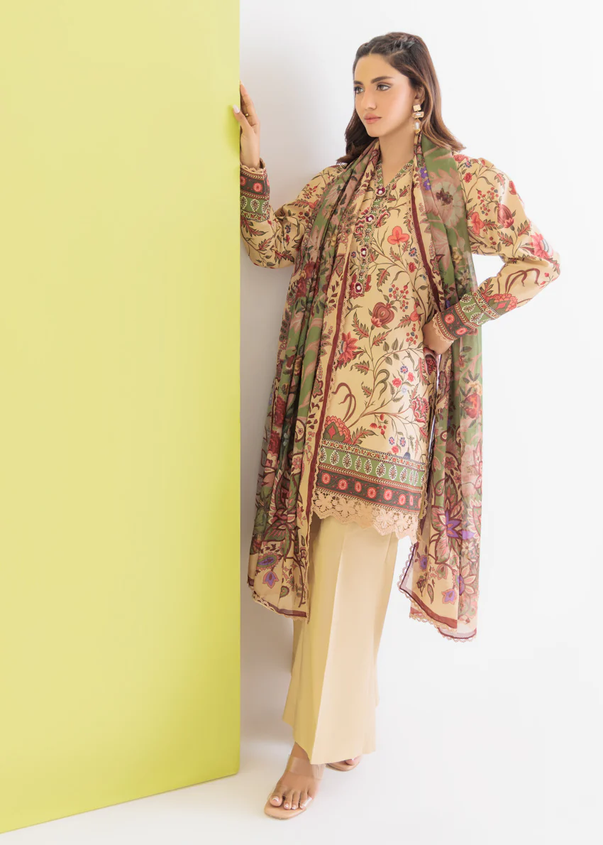 Mughal Eden -  3 Pc (WUS25P3335) - Image 4