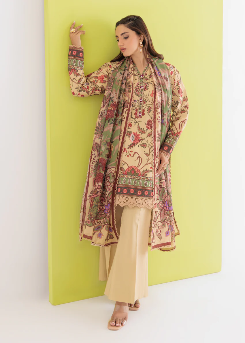 Mughal Eden -  3 Pc (WUS25P3335) - Image 5