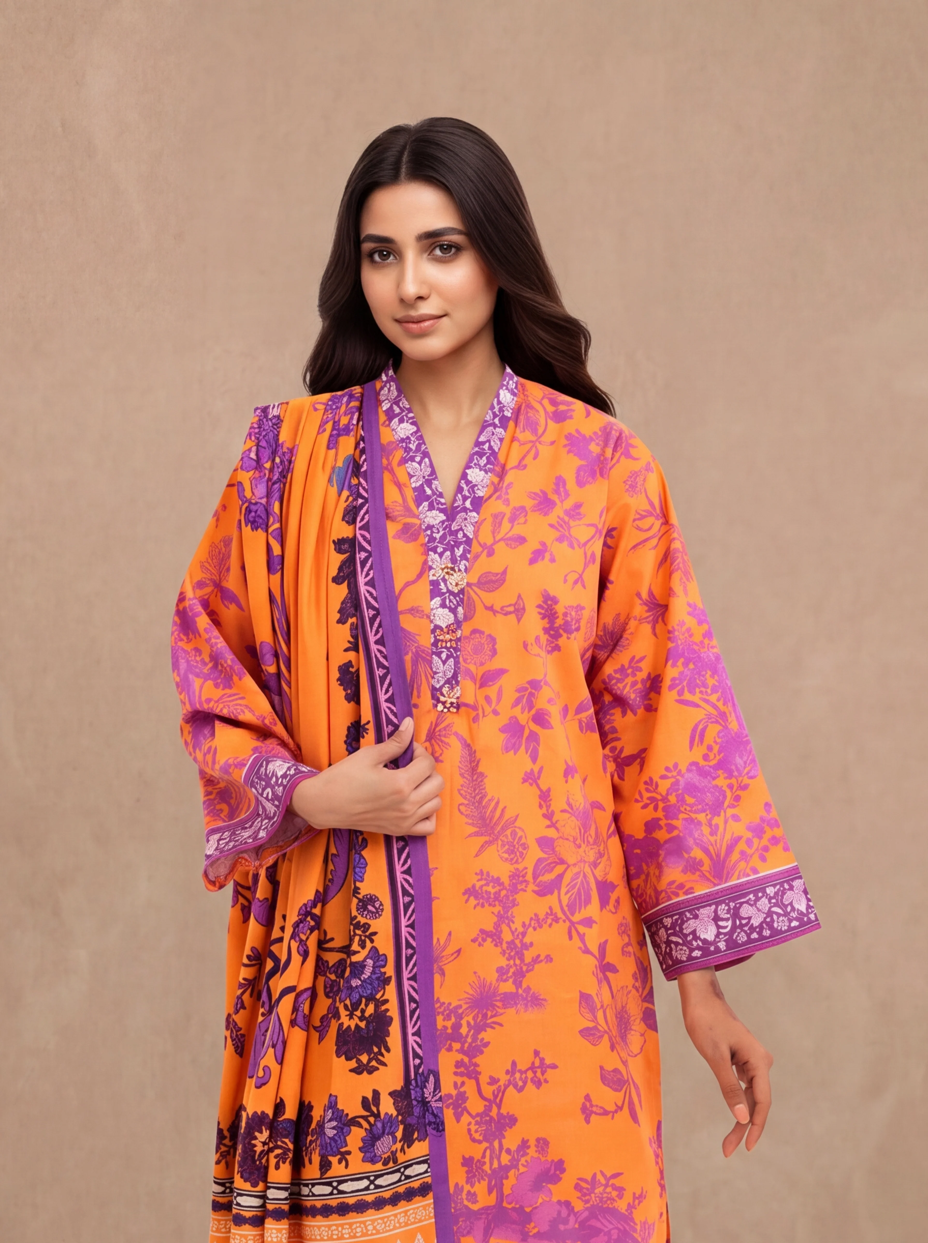 Orange-Cambric-2 Piece (WUSDPBW25LI10N8P) - Image 2