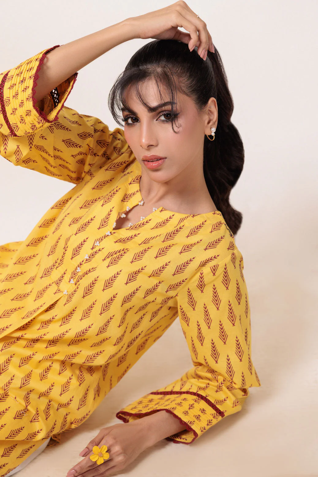 YELLOW-CAMBRIC-1 PIECE (PWS1241P04) - Image 5