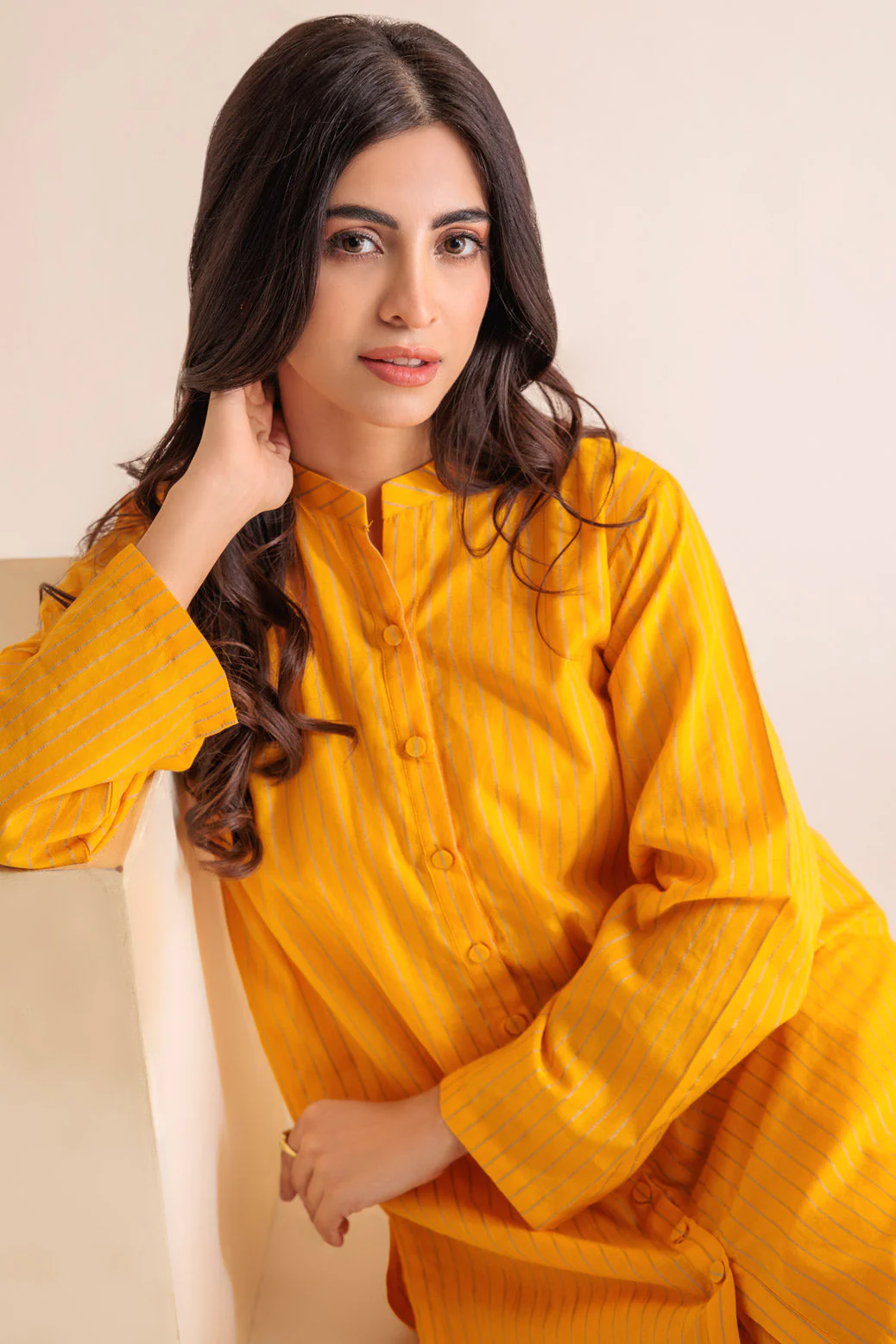 YELLOW-CAMBRIC-2 PIECE (BSAS232P08) - Image 2
