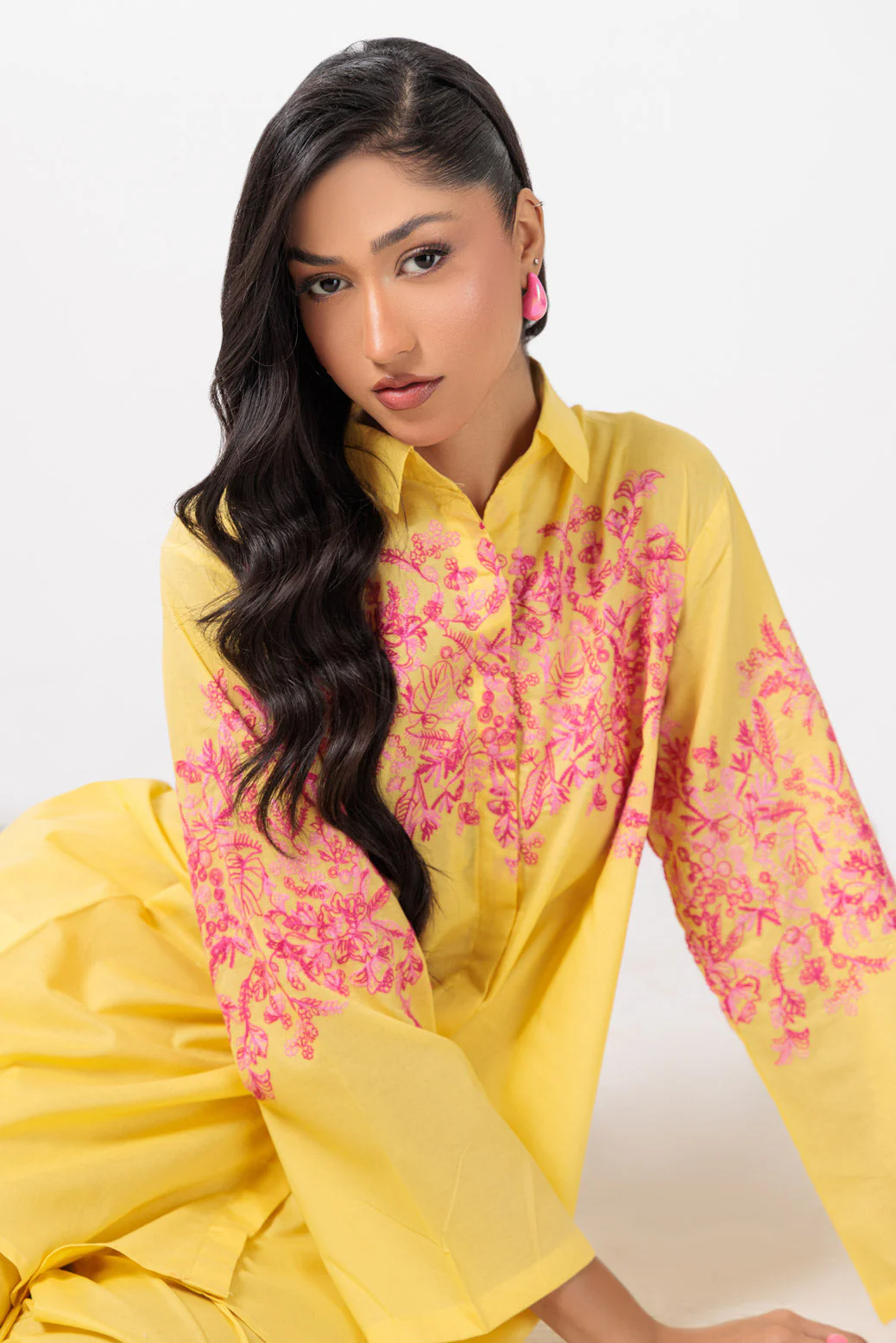 YELLOW-CAMBRIC-2 PIECE (PWS1242P03) - Image 5