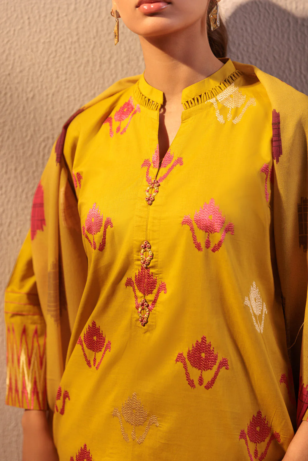 YELLOW-CAMBRIC-3 PIECE (SS1243P20) - Image 2