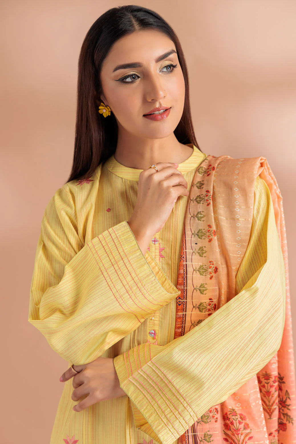 YELLOW-COTTON-3 PIECE (SS6243P02) - Image 4