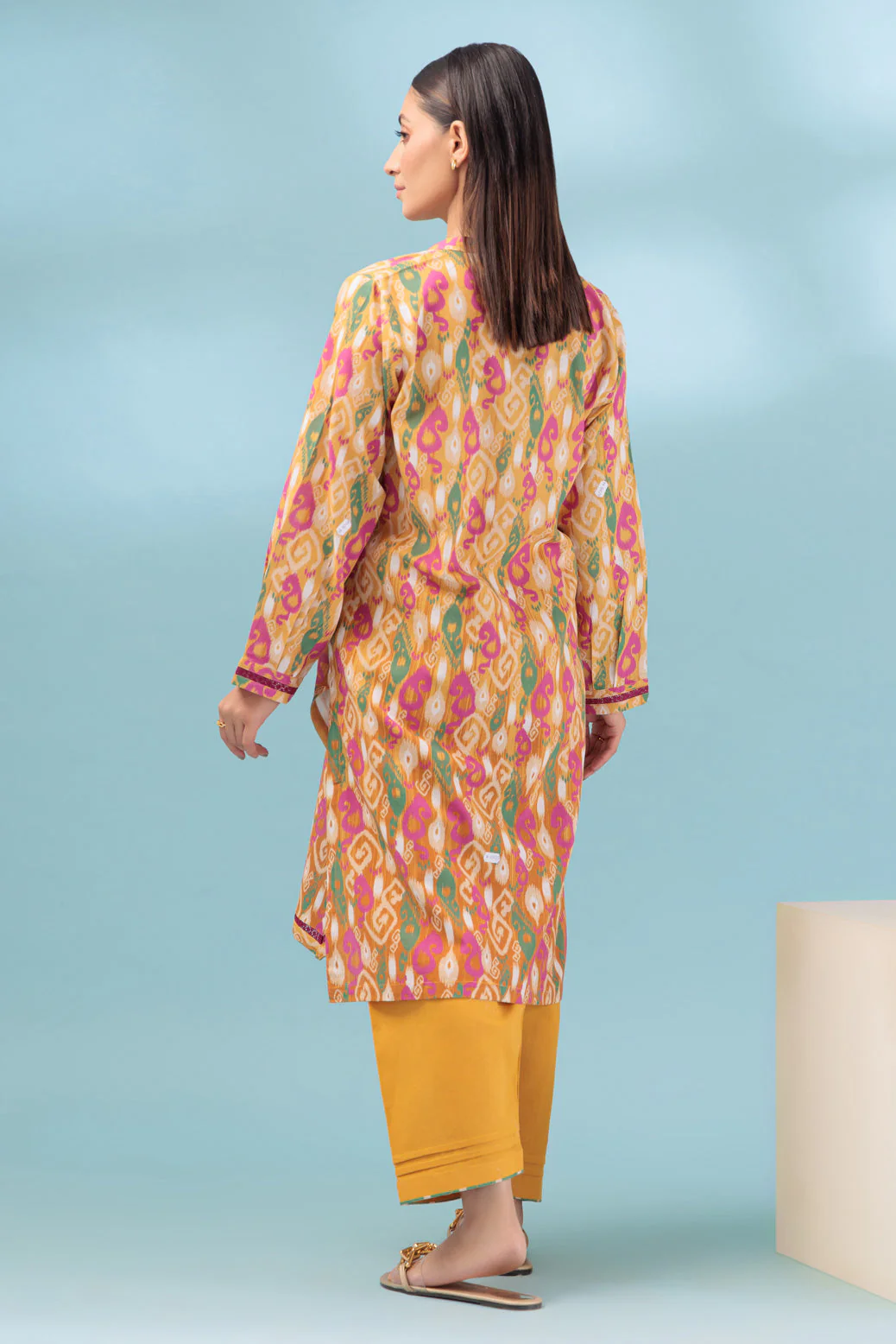 YELLOW-DOUBLE COTTON-2 PIECE (WS1232P04) - Image 5