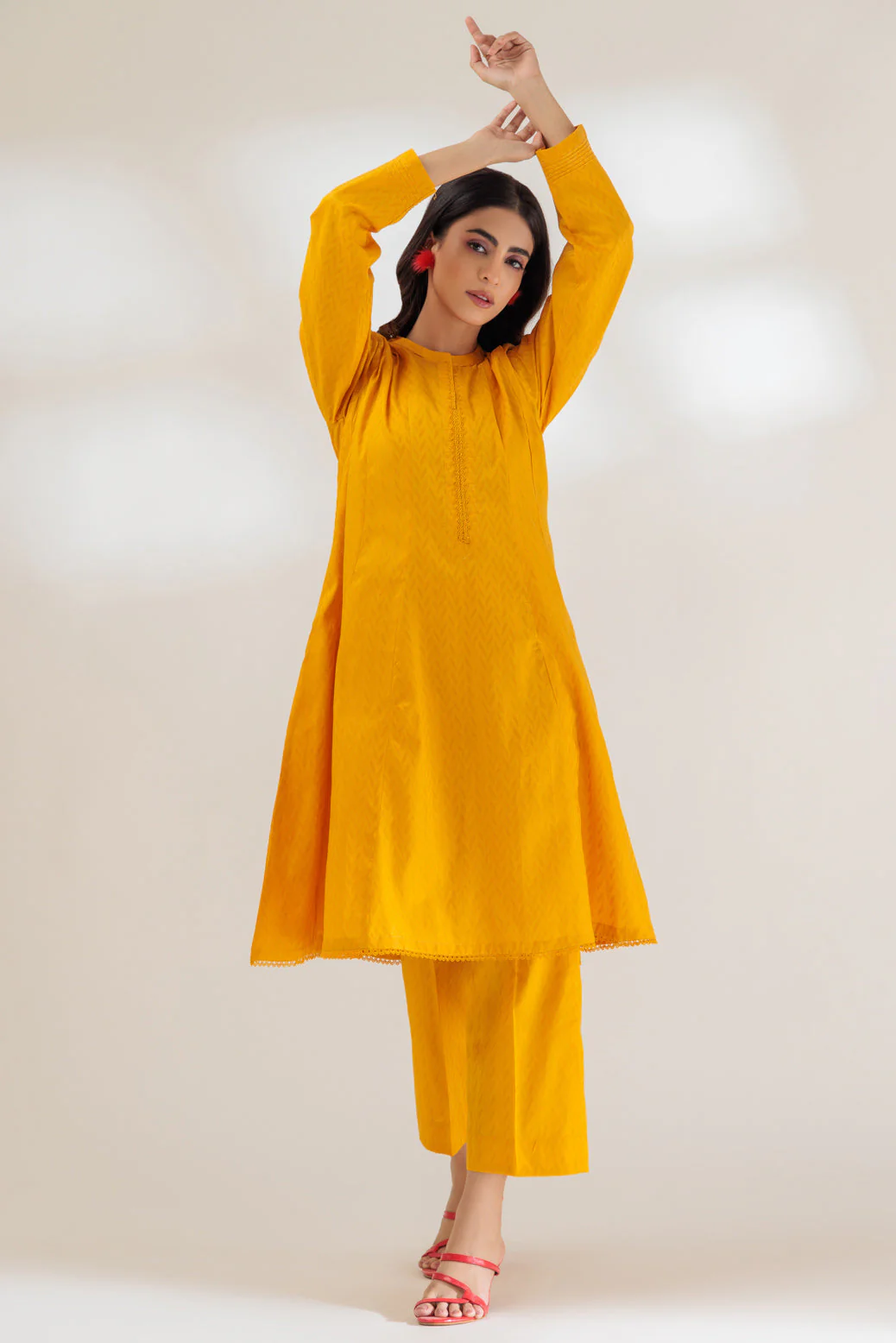 YELLOW-JACQUARD-2 PIECE (BSAS232P36) - Image 3