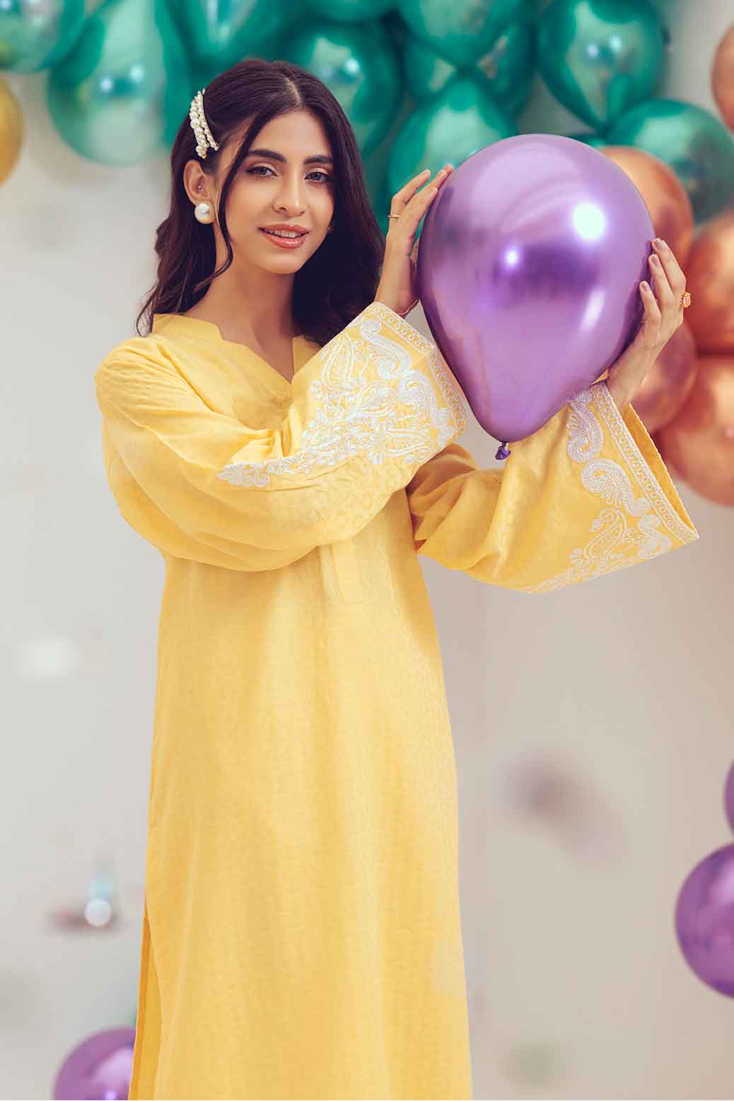 YELLOW-JACQUARD-2 PIECE (BSSS232P33) - Image 3