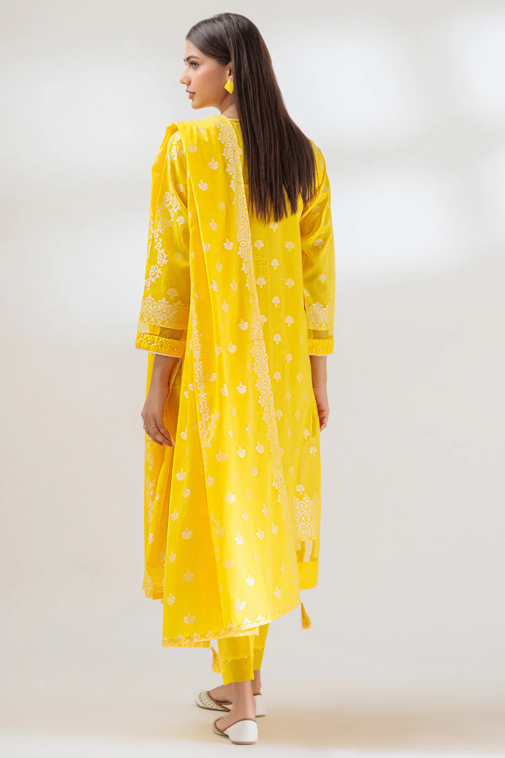 YELLOW-JACQUARD-3 PIECE (JRS233P16) - Image 2