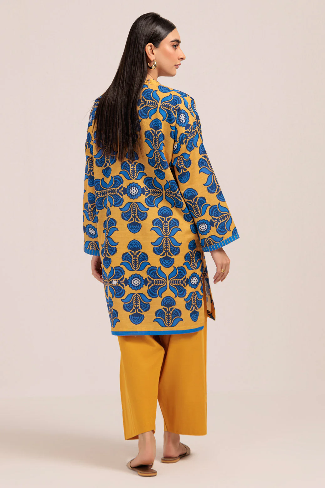 YELLOW-KHADDAR-2 PIECE (WS2242P04) - Image 2