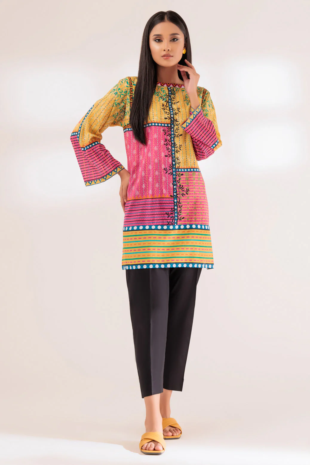 YELLOW-LAWN-1 PIECE (BAAK231P07) - Image 3