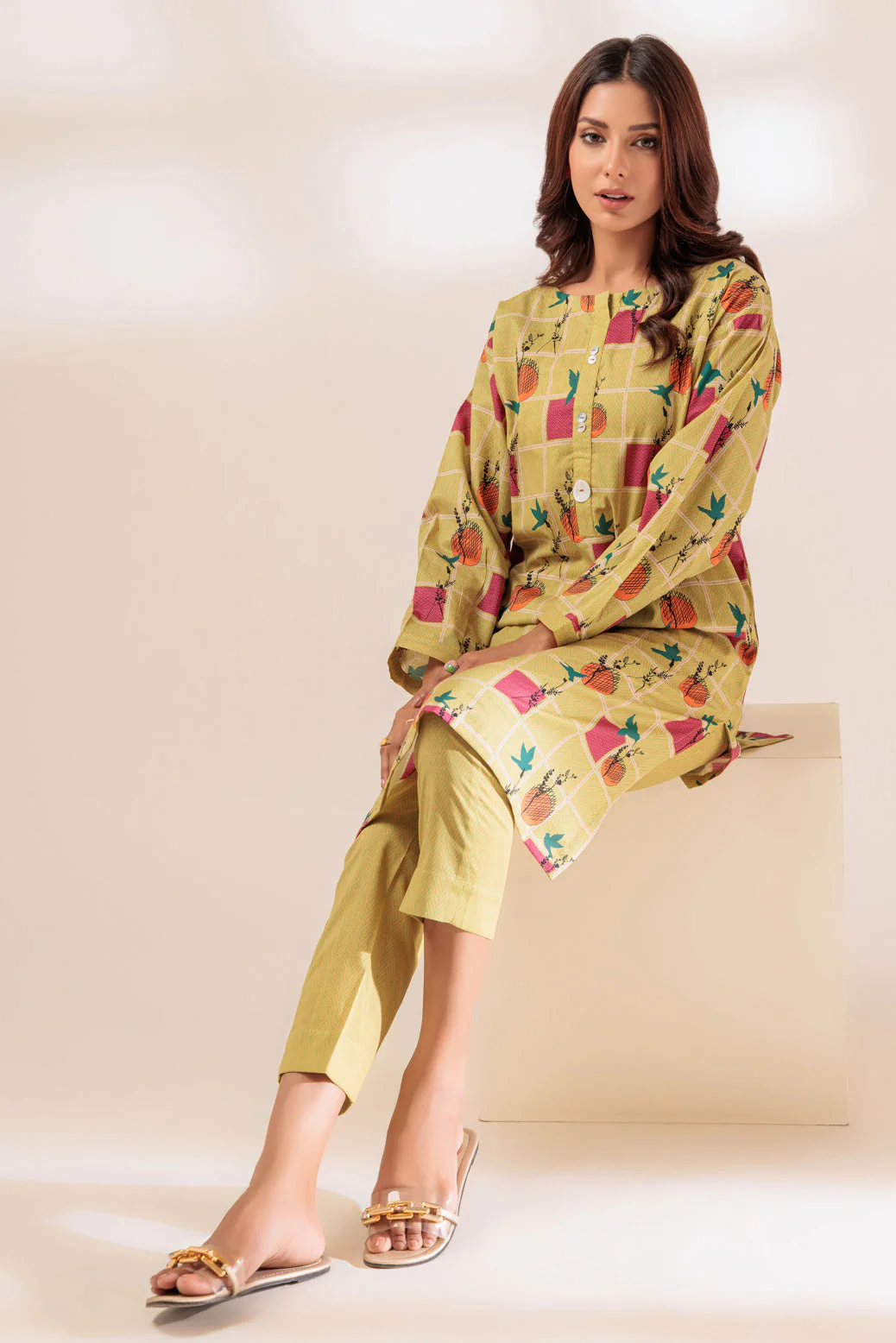 YELLOW-LAWN-2 PIECE (PWA6232P07) - Image 3