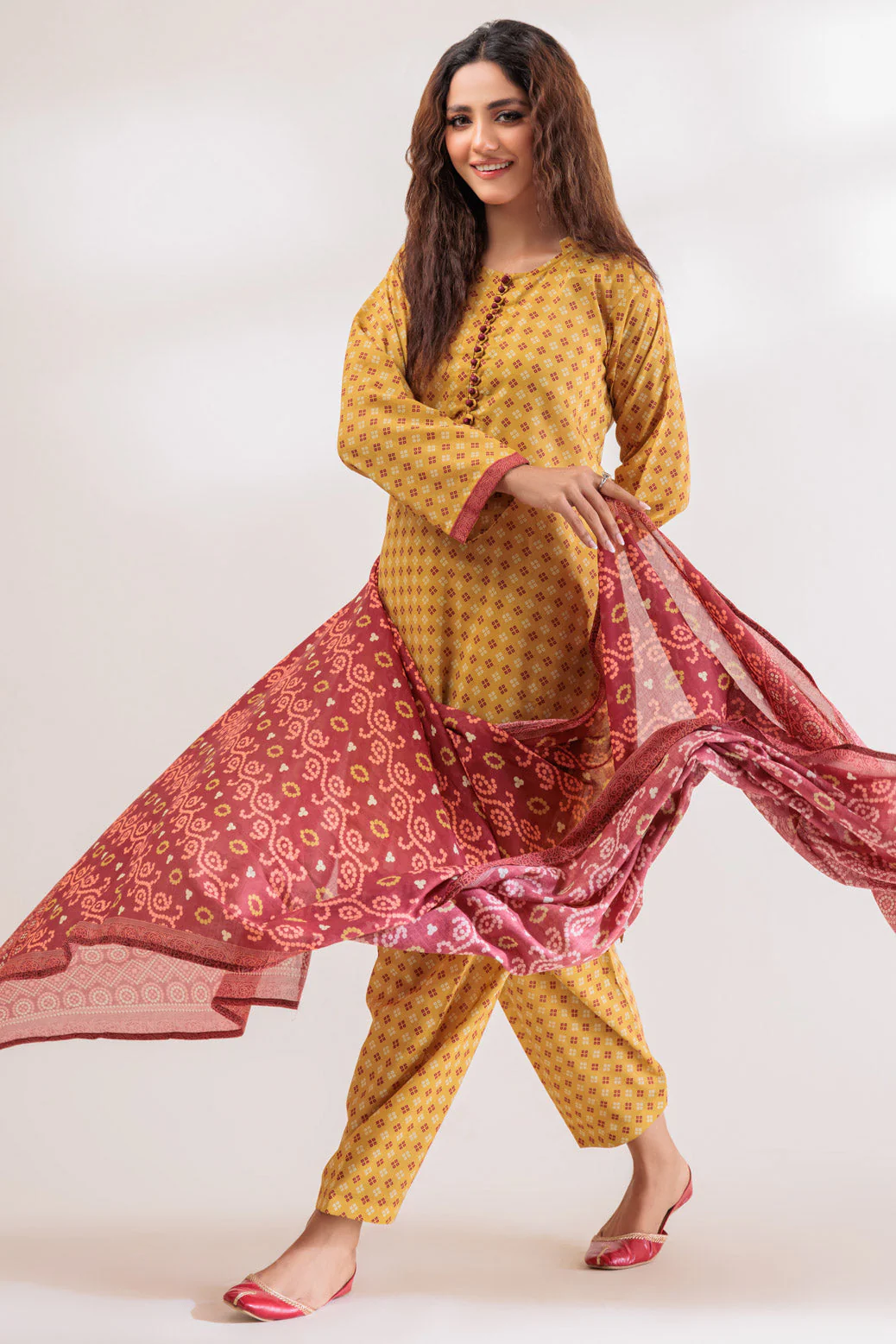 YELLOW-LAWN-3 PIECE (6S24B3P006) - Image 3