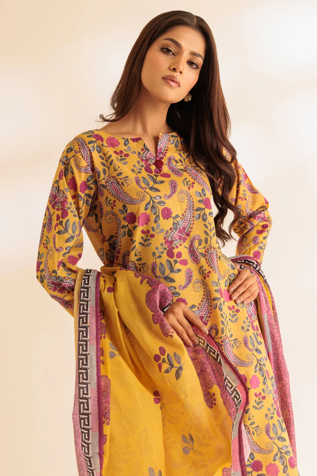 YELLOW-LAWN-3 PIECE (6S24B3P036) - Image 2