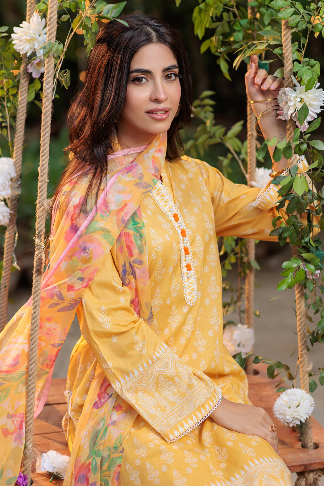 YELLOW-LAWN-3 PIECE (BS1243P01) - Image 2