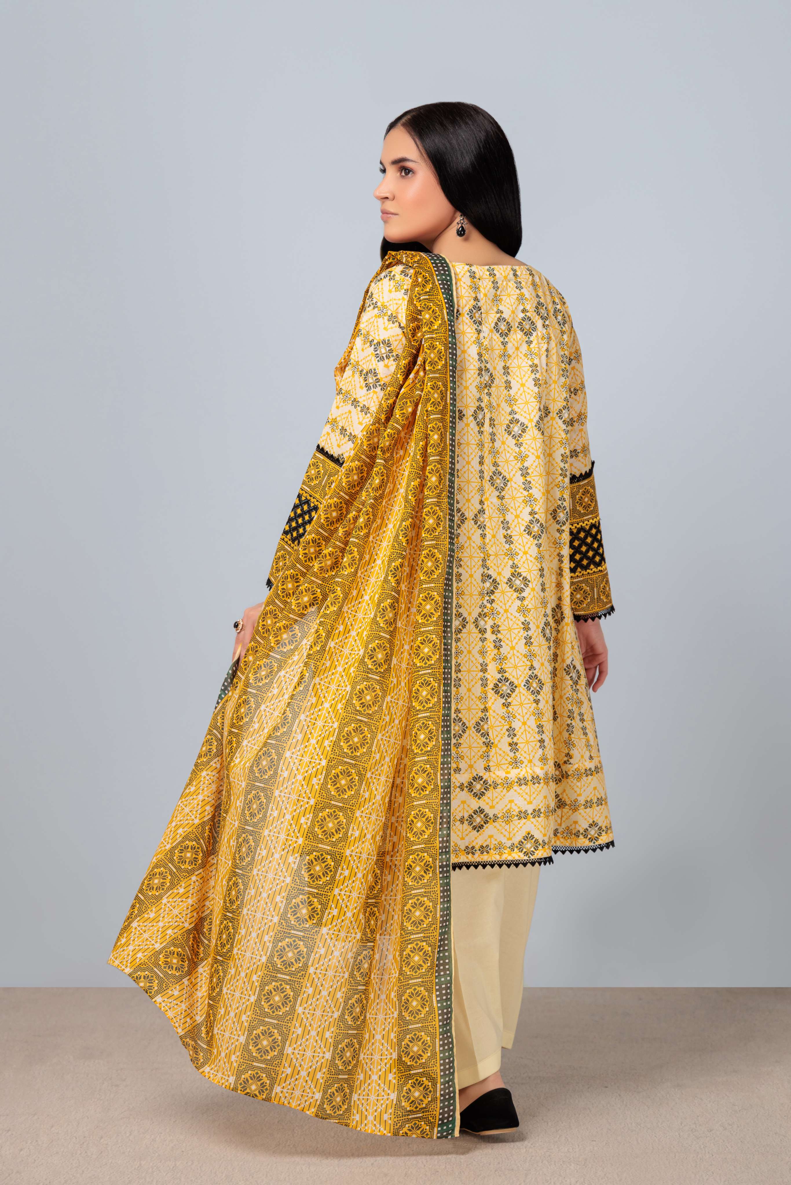 YELLOW-LAWN-3 PIECE (SAS233P102) - Image 2