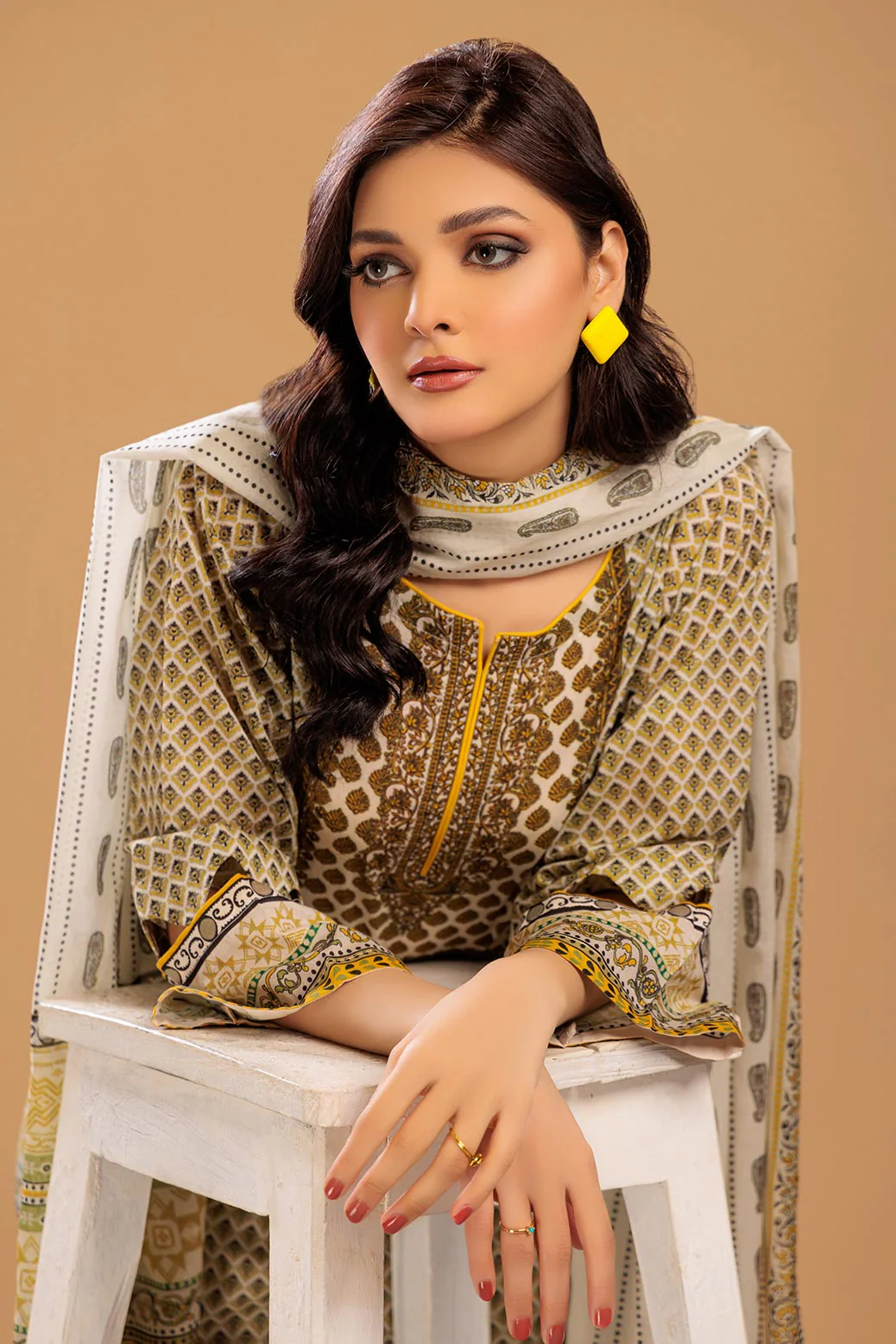 YELLOW-LAWN-3 PIECE (SRS233P58) - Image 3
