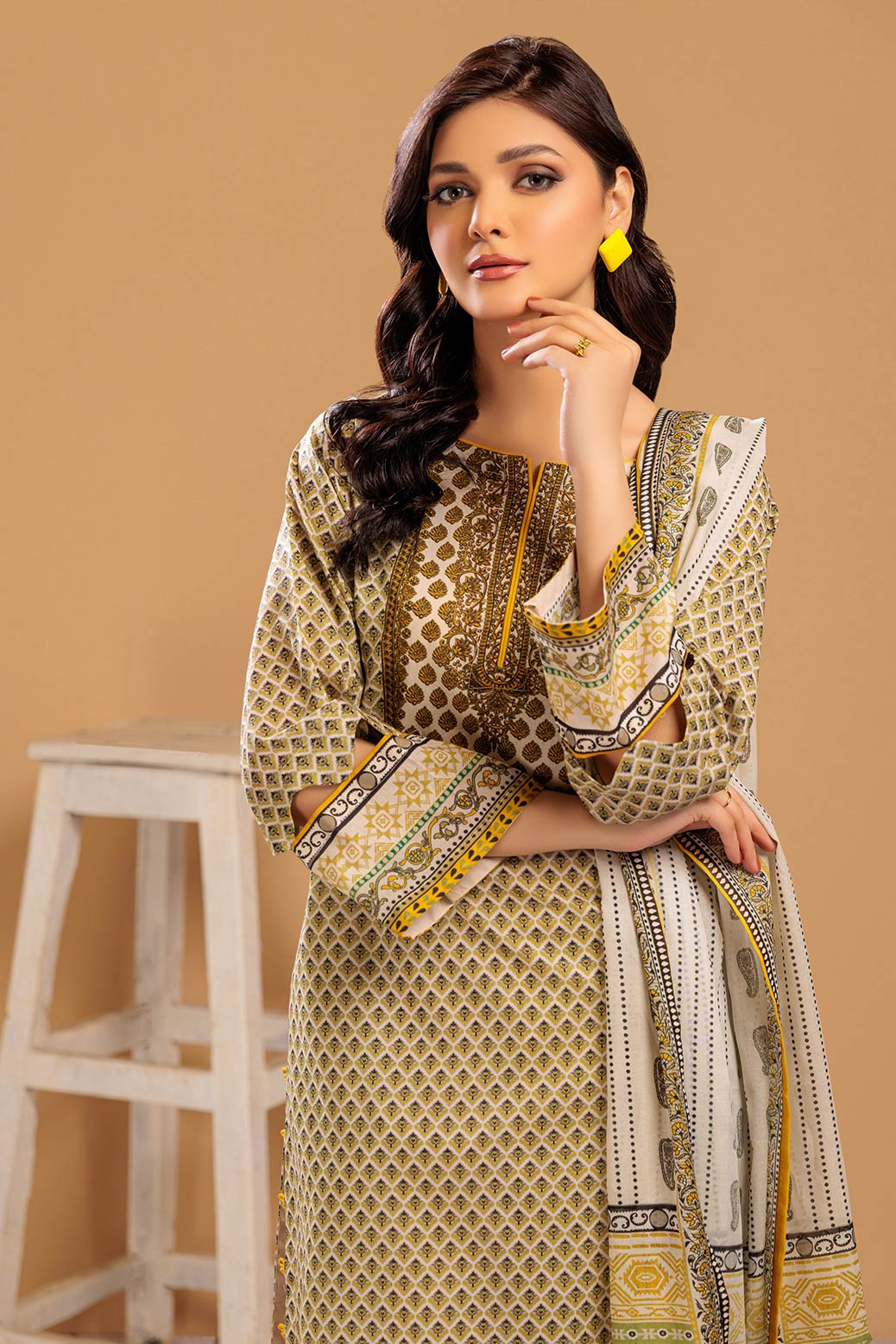 YELLOW-LAWN-3 PIECE (SRS233P58) - Image 5
