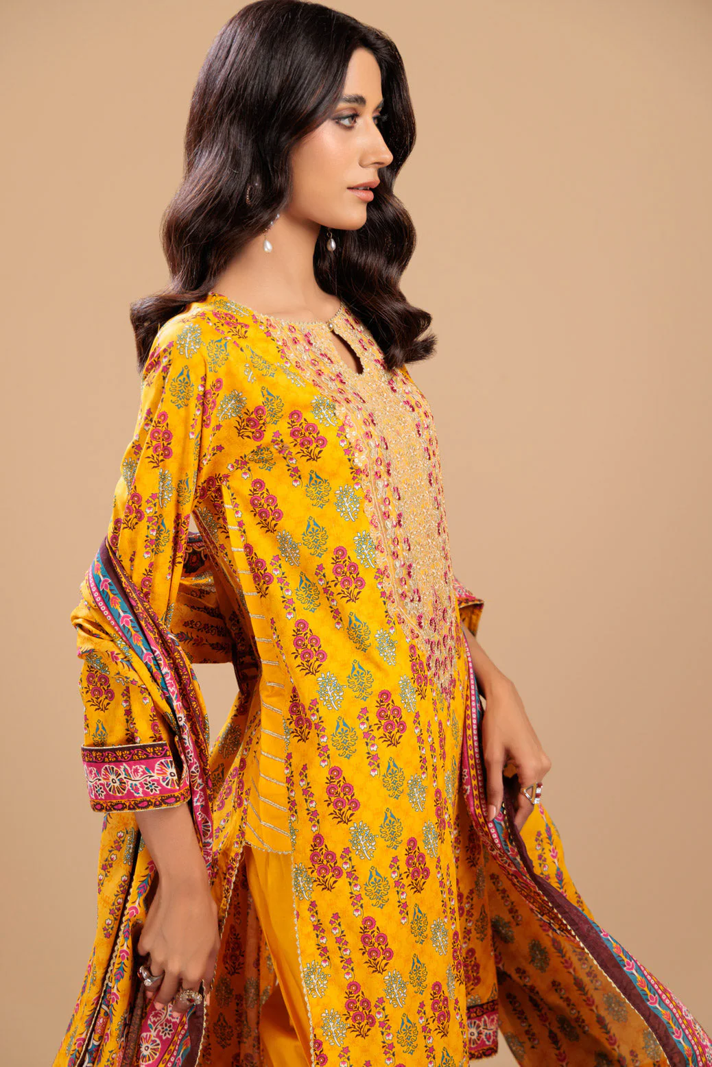 YELLOW-LAWN-3 PIECE (SSS233P63) - Image 3